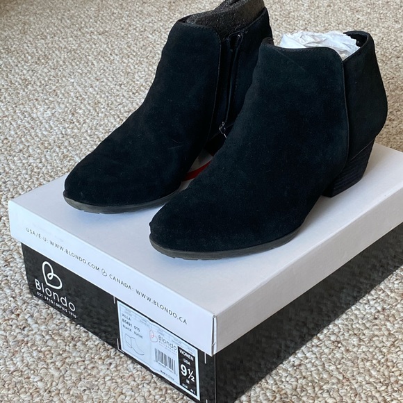 blondo villa black suede